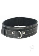 Edge Lined Leather Collar(disc)
