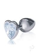 The 9 Silver Starter Heart Plug Diamond