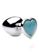 Booty Sparks Turquoise Heart Lg Plug
