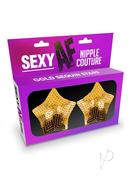 Sexy Af Nipple Stars Gold