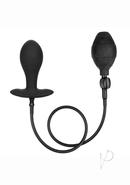 Weighted Silicone Inflate Plug Lg Black