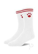 Prowler Red Crew Socks Wht/red