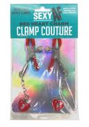 Sexy Af Nipple Clamps Red Hearts