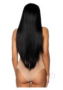 Long Straight 33 Cntr Part Wig O/s Blk