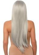 Long Straight 33 Cntr Part Wig O/s Gry