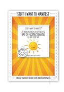 Manifest Greeting Card Sunshine