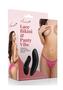 Secret Lace Panty Remote Vibe O/s Pink